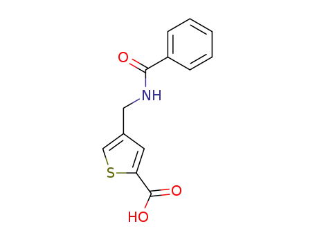 4-(benzoylamino-methyl)-thiophene-2-carboxylic acid