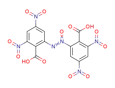 Molecular Structure of 4276-95-3 (Benzoic acid, 2,2'-azoxybis[4,6-dinitro-)