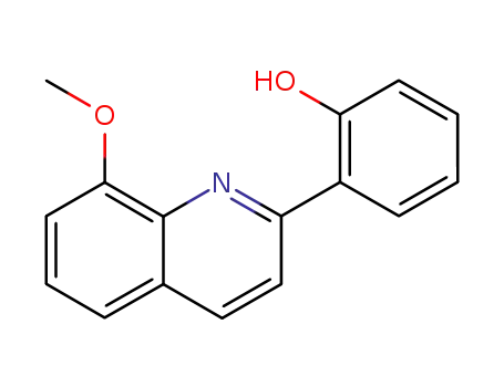 Molecular Structure of 89847-82-5 (Phenol, 2-(8-methoxy-2-quinolinyl)-)