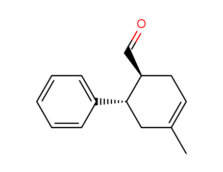 Molecular Structure of 38661-05-1 (3-Cyclohexene-1-carboxaldehyde, 4-methyl-6-phenyl-, trans-)