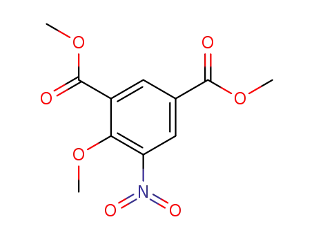 Molecular Structure of 99843-85-3 (4-methoxy-5-nitro-isophthalic acid dimethyl ester)