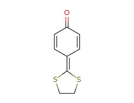 Molecular Structure of 3152-76-9 (2,5-Cyclohexadien-1-one,4-(1,3-dithiolan-2-ylidene)-)