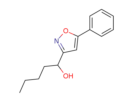 Molecular Structure of 76973-06-3 (3-Isoxazolemethanol, a-butyl-5-phenyl-)