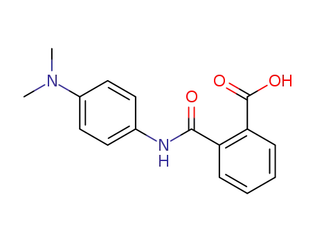 Molecular Structure of 19336-90-4 (Benzoic acid, 2-[[[4-(dimethylamino)phenyl]amino]carbonyl]-)
