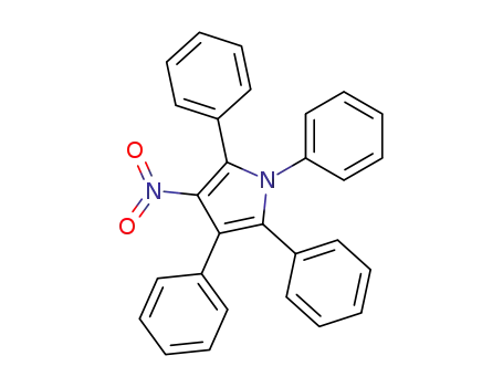 Molecular Structure of 15345-48-9 (1H-Pyrrole, 3-nitro-1,2,4,5-tetraphenyl-)