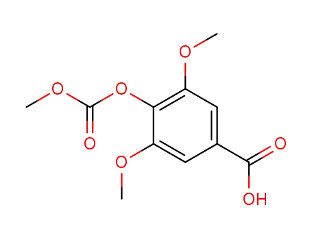 3,5-dimethoxy-4-methoxycarbonyloxy-benzoic acid