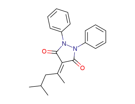 4-(1,3-dimethyl-butylidene)-1,2-diphenyl-pyrazolidine-3,5-dione