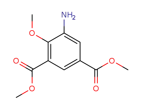 Molecular Structure of 99856-47-0 (5-amino-4-methoxy-isophthalic acid dimethyl ester)