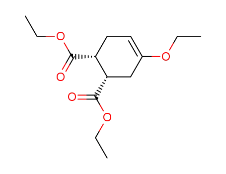 (+/-)-4-ethoxy-cyclohex-4-ene-1<i>r</i>,2<i>c</i>-dicarboxylic acid diethyl ester