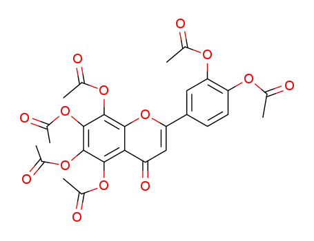 5,6,7,8-tetraacetoxy-2-(3,4-diacetoxy-phenyl)-chromen-4-one