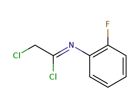 2-chloro-<i>N</i>-(2-fluoro-phenyl)-acetimidoyl chloride