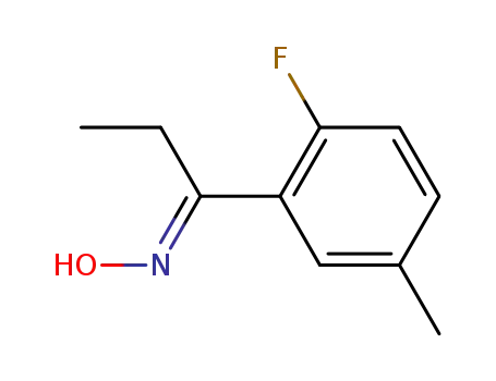 1-(2-fluoro-5-methyl-phenyl)-propan-1-one oxime