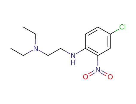 Molecular Structure of 24102-89-4 (1,2-Ethanediamine,N2-(4-chloro-2-nitrophenyl)-N1,N1-diethyl-)