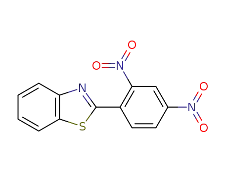 Molecular Structure of 17586-89-9 (2-[(2,4-Dinitrophenyl)thio]-benzothiazole)