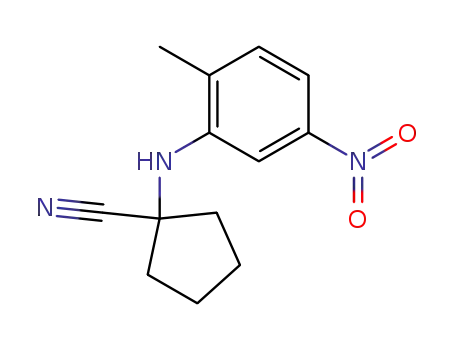 1-(2-methyl-5-nitro-anilino)-cyclopentanecarbonitrile
