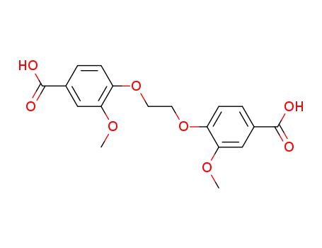 Molecular Structure of 3263-55-6 (Benzoic acid, 4,4'-[1,2-ethanediylbis(oxy)]bis[3-methoxy-)