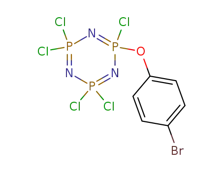 Molecular Structure of 3887-16-9 (1,3,5,2,4,6-Triazatriphosphorine,
2-(4-bromophenoxy)-2,4,4,6,6-pentachloro-2,2,4,4,6,6-hexahydro-)