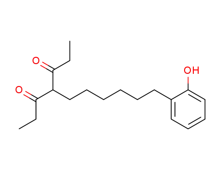 Molecular Structure of 62325-76-2 (3,5-Heptanedione, 4-[6-(2-hydroxyphenyl)hexyl]-)