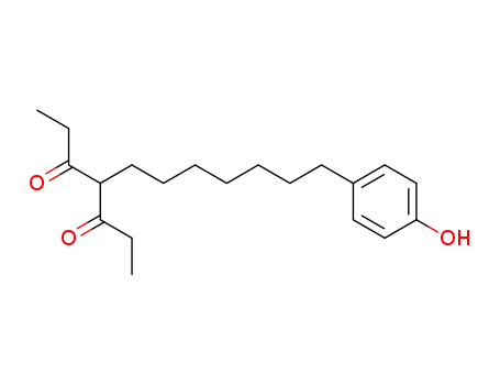 3,5-Heptanedione, 4-[7-(4-hydroxyphenyl)heptyl]-