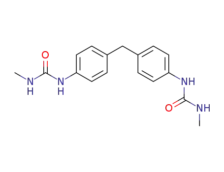 Molecular Structure of 63761-07-9 (Urea, N,N''-(methylenedi-4,1-phenylene)bis[N'-methyl-)