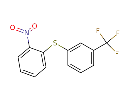 Benzene, 1-nitro-2-[[3-(trifluoromethyl)phenyl]thio]-