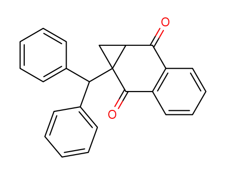 1a-Diphenylmethyl-1a,7a-dihydro-1H-cyclopropa<b>naphthalindion-(2,7)