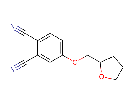 Molecular Structure of 164468-78-4 (1,2-Benzenedicarbonitrile, 4-[(tetrahydro-2-furanyl)methoxy]-)