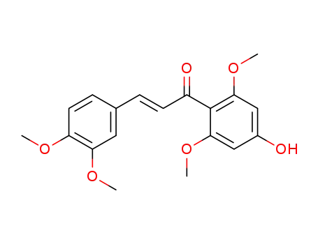 4'-hydroxy-3,4,2',6'-tetramethoxy-<i>trans</i>-chalcone