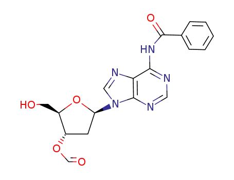 Adenosine, N-benzoyl-2'-deoxy-, 3'-formate