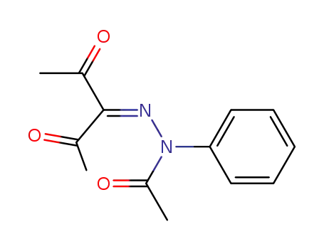 acetic acid-[(1-acetyl-2-oxo-propylidene)-phenyl-hydrazide]