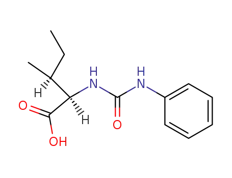 Molecular Structure of 102609-71-2 (<i>N</i>-phenylcarbamoyl-D-alloisoleucine)