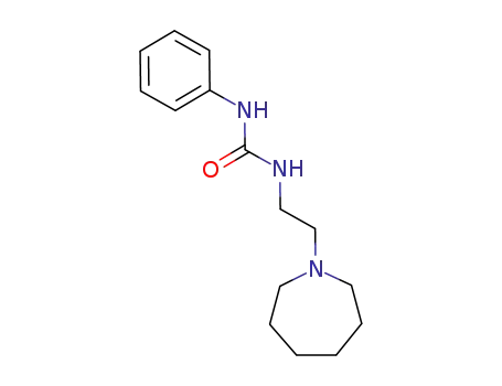 Molecular Structure of 77731-49-8 (Urea, N-[2-(hexahydro-1H-azepin-1-yl)ethyl]-N'-phenyl-)