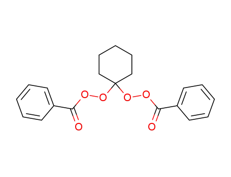Molecular Structure of 13213-29-1 (1,1-bis-benzoylperoxy-cyclohexane)