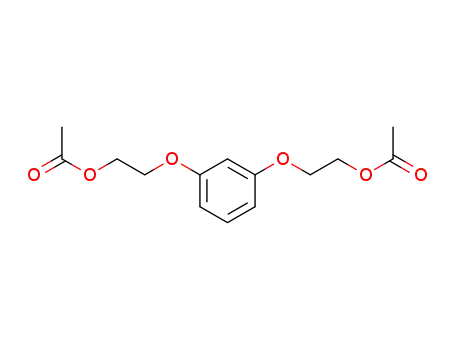 Molecular Structure of 133633-37-1 (1,3-bis-(2-acetoxy-ethoxy)-benzene)