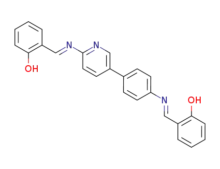 2-salicylidenamino-5-(4-salicylidenamino-phenyl)-pyridine