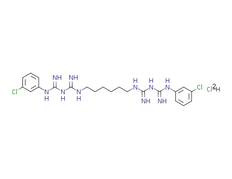 5,5'-bis-(3-chloro-phenyl)-1,1'-hexanediyl-bis-biguanide; dihydrochloride