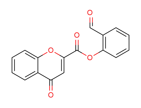 4-oxo-4<i>H</i>-chromene-2-carboxylic acid-(2-formyl-phenyl ester)