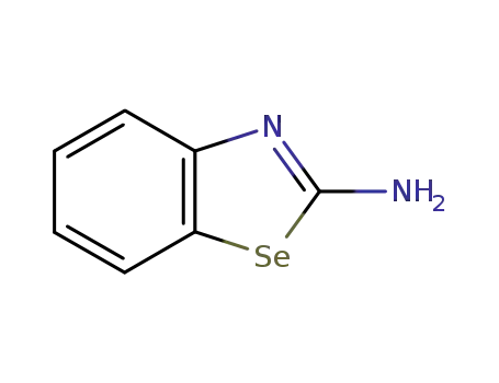 Molecular Structure of 57478-64-5 (2-Benzoselenazolamine)