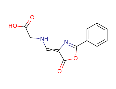 Glycine, N-[(5-oxo-2-phenyl-4(5H)-oxazolylidene)methyl]-