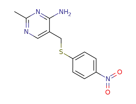 2-methyl-5-(4-nitro-phenylsulfanylmethyl)-pyrimidin-4-ylamine