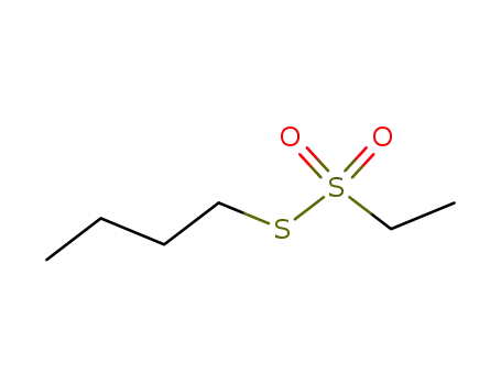 Molecular Structure of 1113-19-5 (Ethanesulfonothioic acid, S-butyl ester)