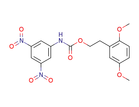 (3,5-dinitro-phenyl)-carbamic acid-(2,5-dimethoxy-phenethyl ester)