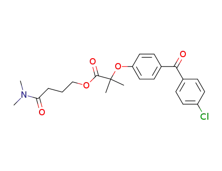 2-[4-(4-Chloro-benzoyl)-phenoxy]-2-methyl-propionic acid 3-dimethylcarbamoyl-propyl ester