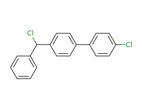 Molecular Structure of 63242-36-4 (1,1'-Biphenyl, 4-chloro-4'-(chlorophenylmethyl)-)