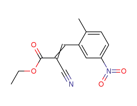 α-Cyan-β-(5-nitro-2-methyl-phenyl)-acrylsaeure-aethylester