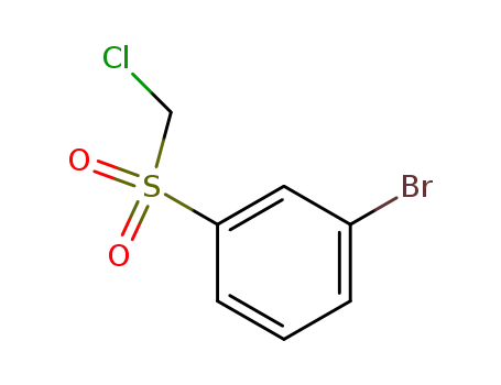 Molecular Structure of 24437-60-3 (1-bromo-4-[(chloromethyl)sulfonyl]benzene)
