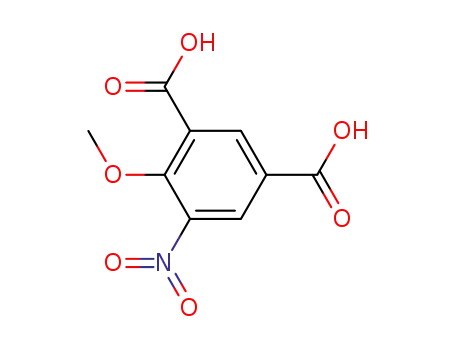 Molecular Structure of 98589-65-2 (4-methoxy-5-nitro-isophthalic acid)