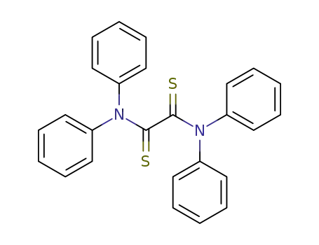 Molecular Structure of 59408-60-5 (Ethanedithioamide, tetraphenyl-)