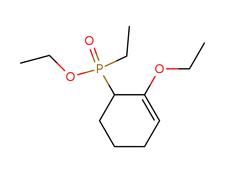 (+/-)-<2-Aethoxy-cyclohex-2-enyl>-aethyl-phosphinsaeure-aethylester