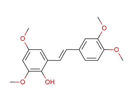 (E)-2-hydroxy-3,5,3′,4′-tetramethoxystilbene